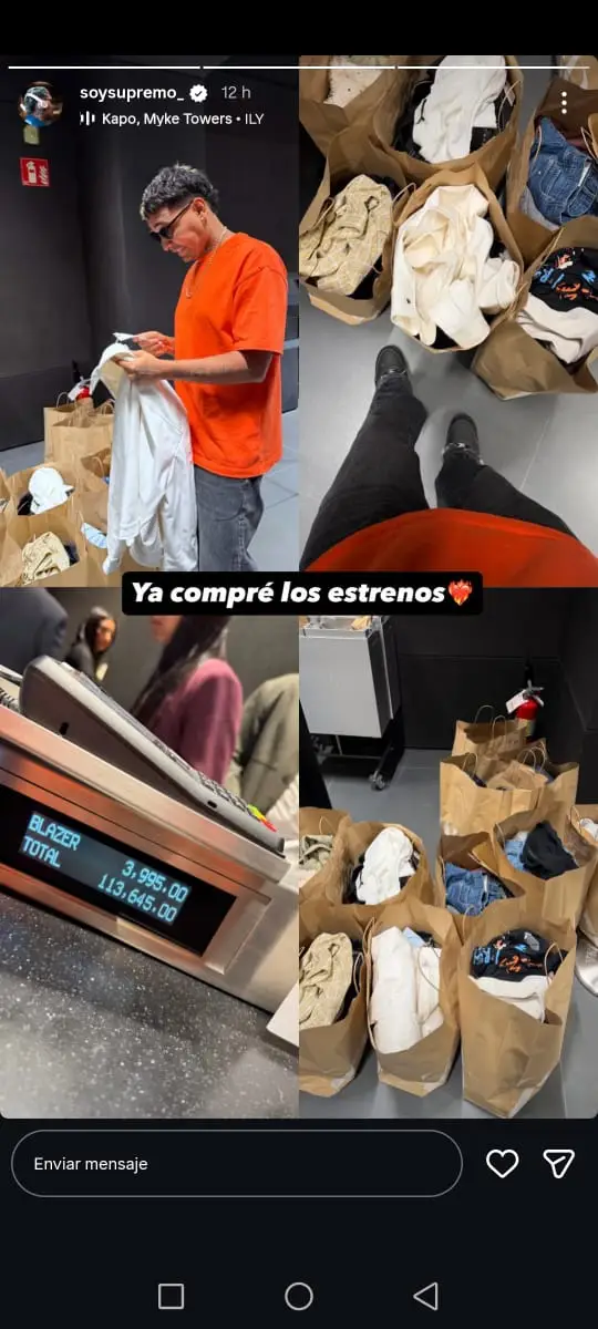 historia de instagram Supremo