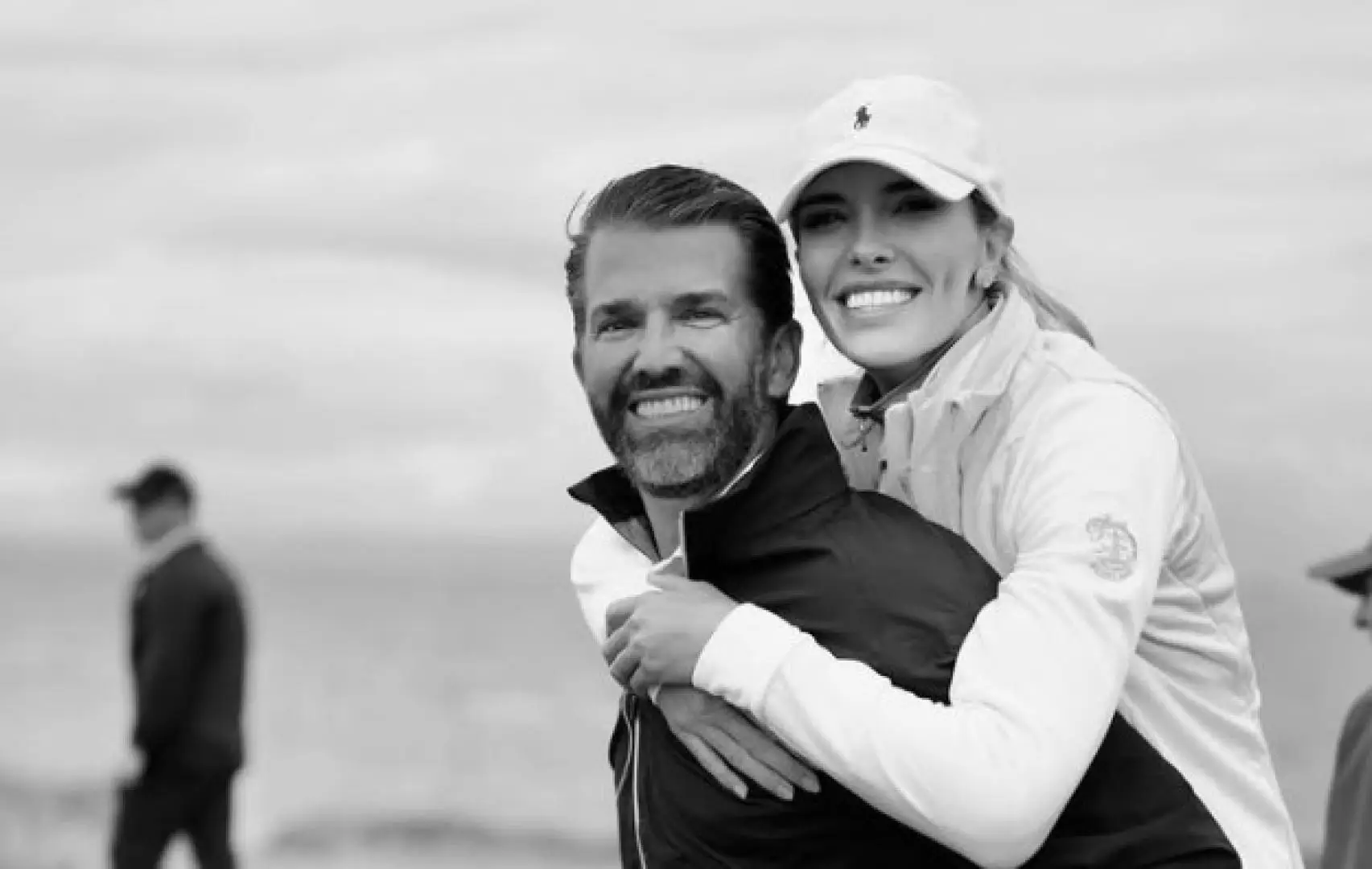 Hijo de donald trump y su prometida