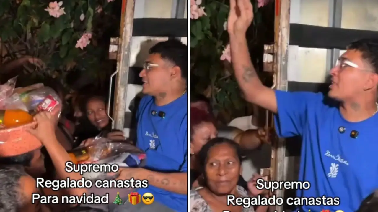 Supremo sorprende con entrega de canastas básicas a familias ceibeñas