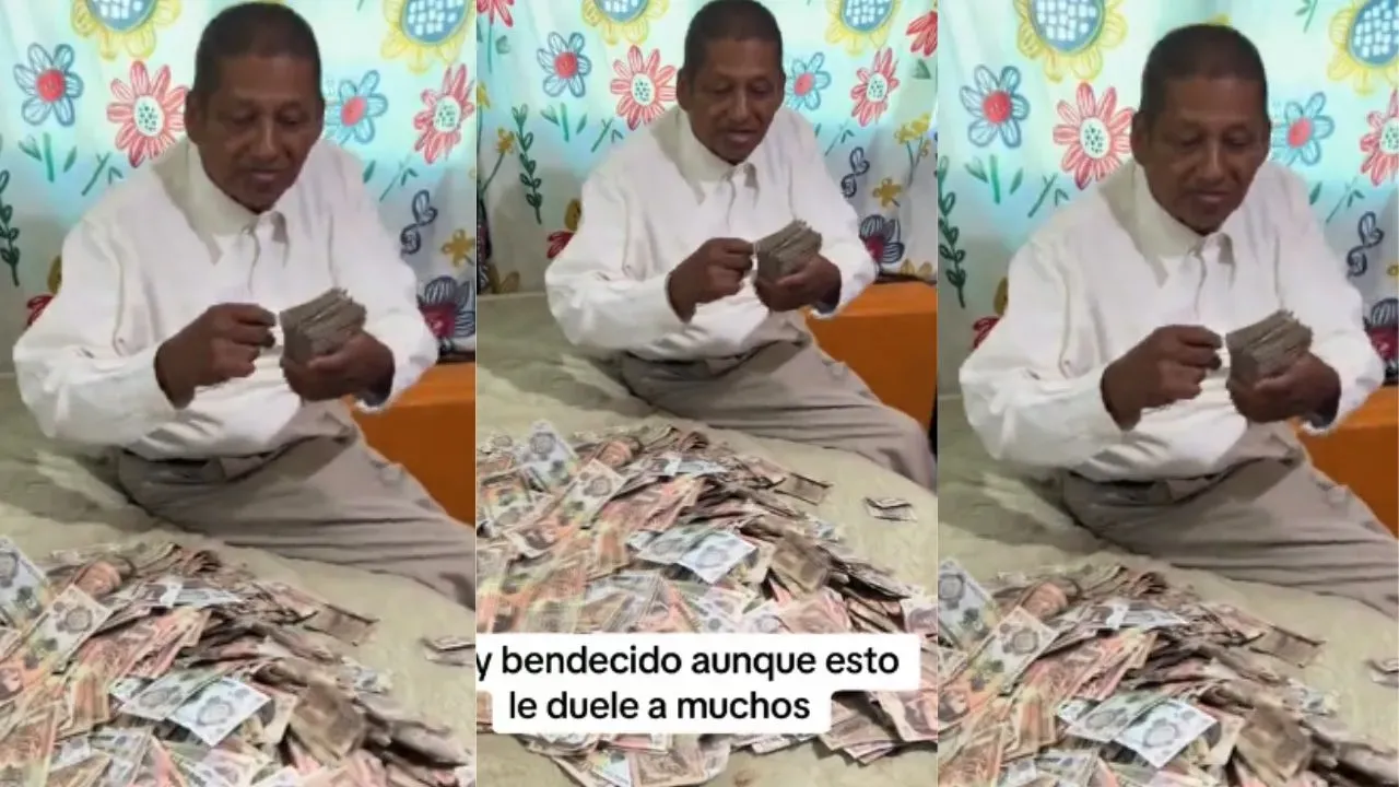 Imagen Principal de Nota: "No me llamen narco" "Chago" Zúniga exhibe cama llena de billetes