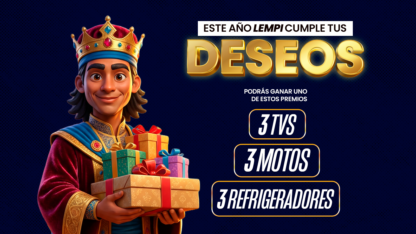 Hondubet cierra el 2025 con grandes sorpresas y presenta “Tres Lempi’s Magos” Imagen de Hondubet cierra el 2025 con grandes sorpresas y presenta “Tres Lempi’s Magos”