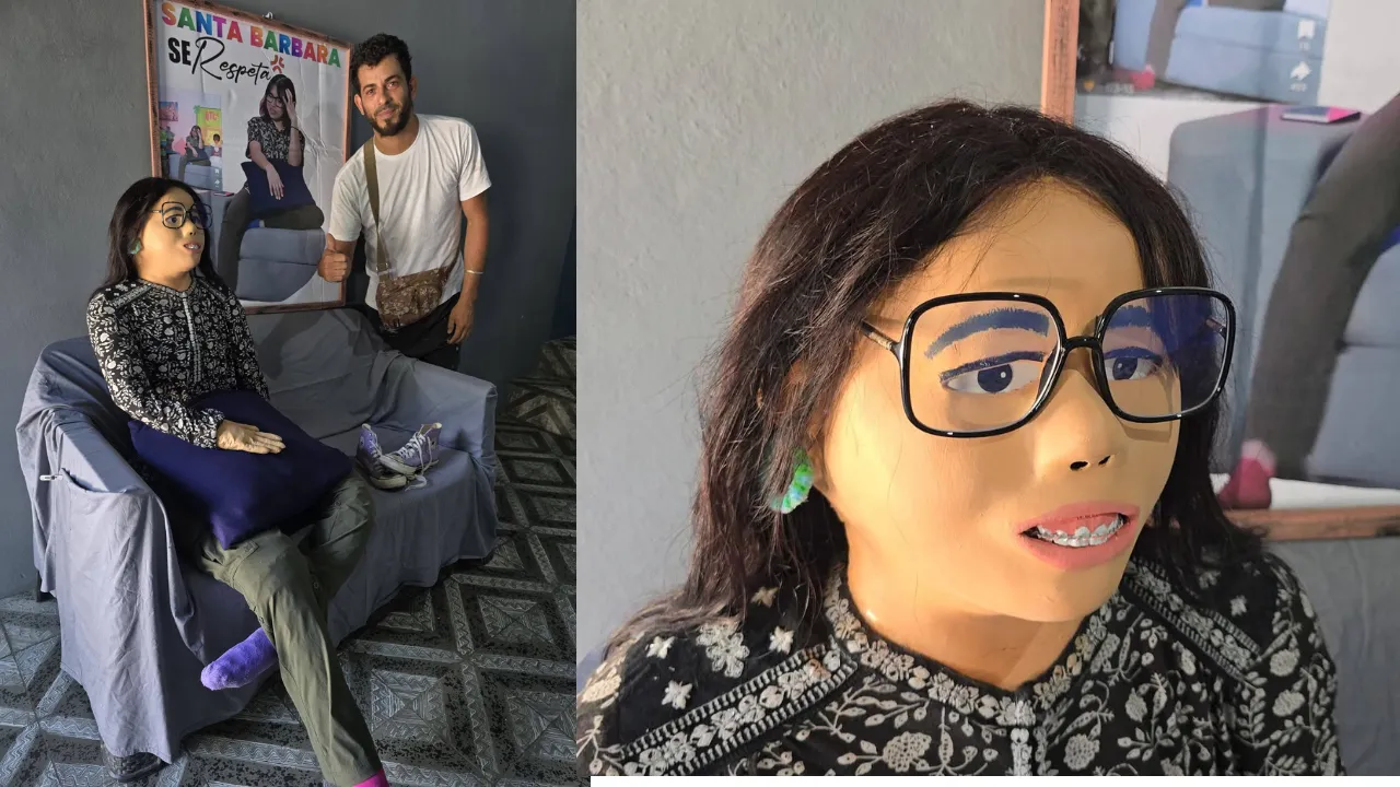 Imagen Principal de Nota: "La Basuqui" el monigote en honor a Keyla Leiva;  Santa Bárbara se cobra ofensa