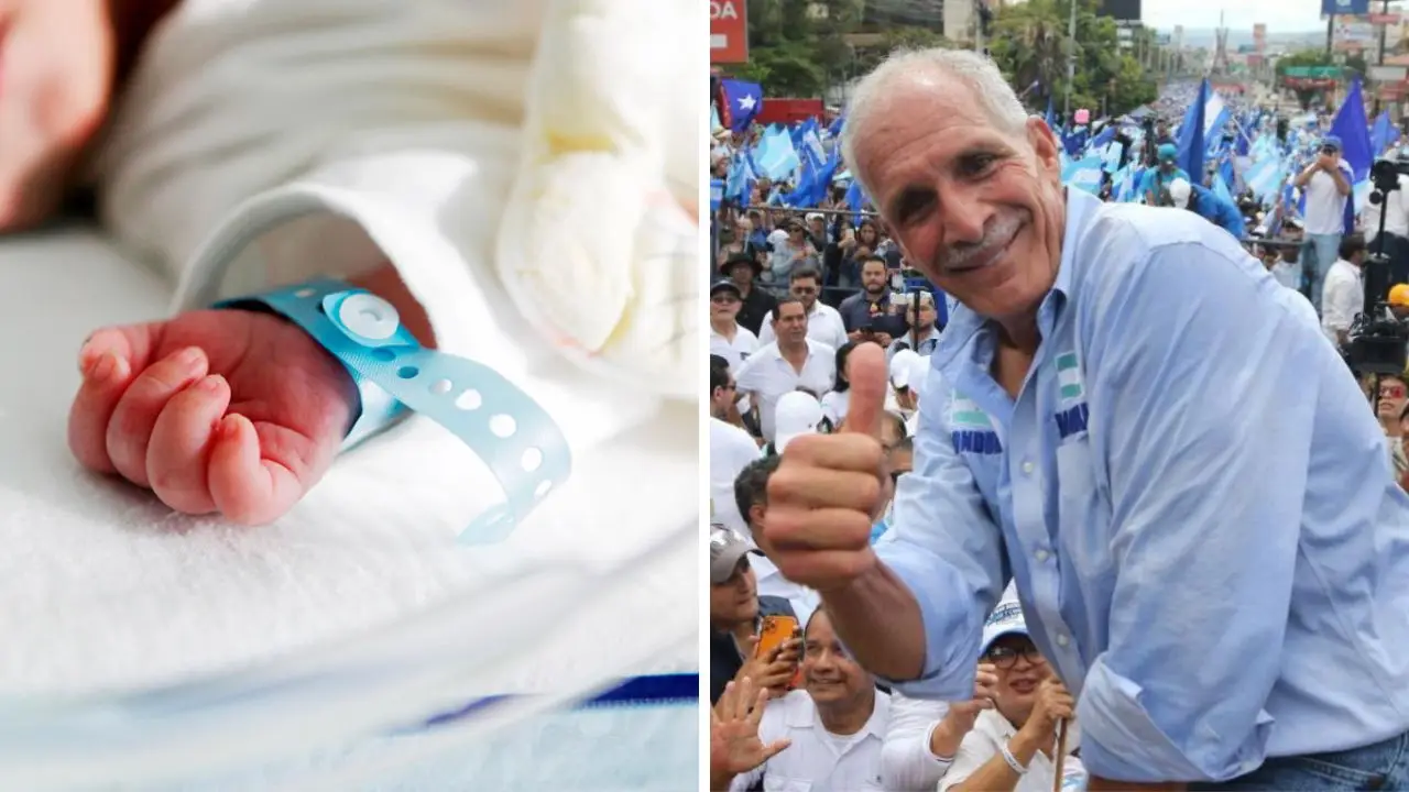 Pareja hondureña nombra a su bebé  “Nasry Asfura Martínez”