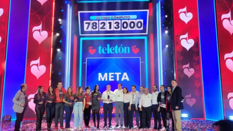 Imagen de Nota: Teletón 2025 soprepasa la meta y celebra la solidaridad de todo el país