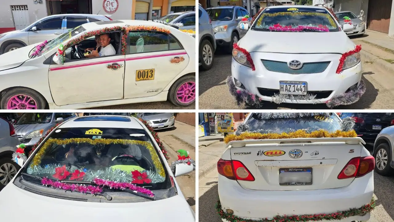 taxi navideño