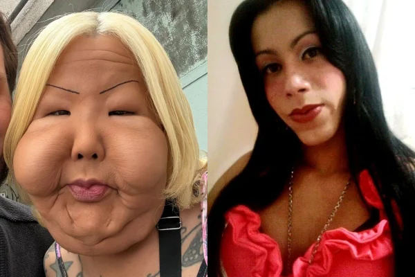 Antes y después de Juju do Pix