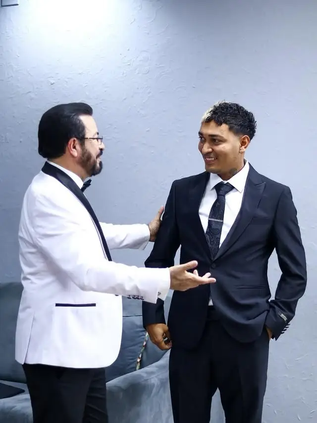 Supremo junto al pastor Germán Ponce