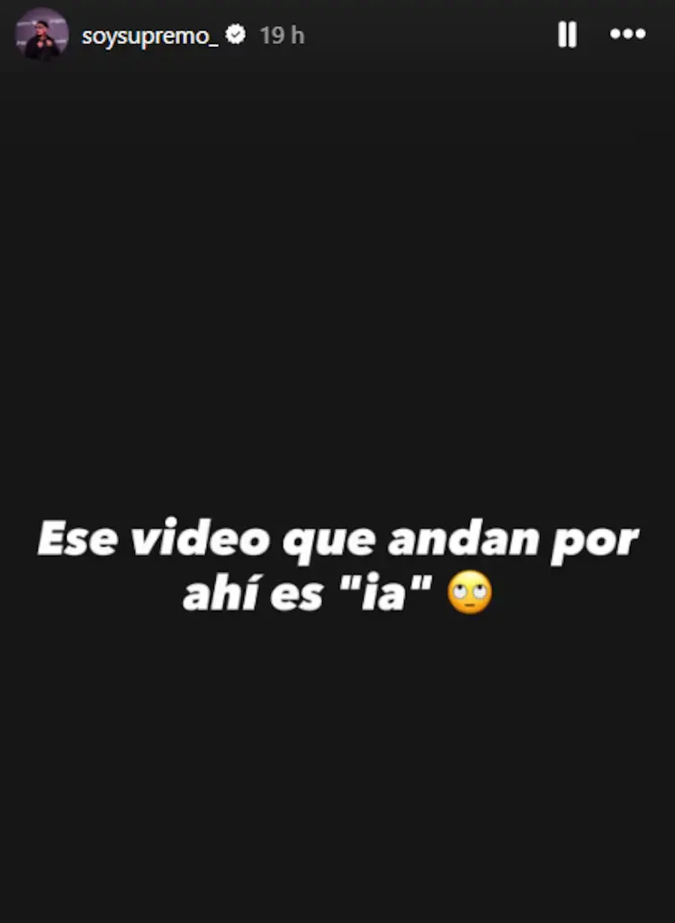 historia de instagram supremo