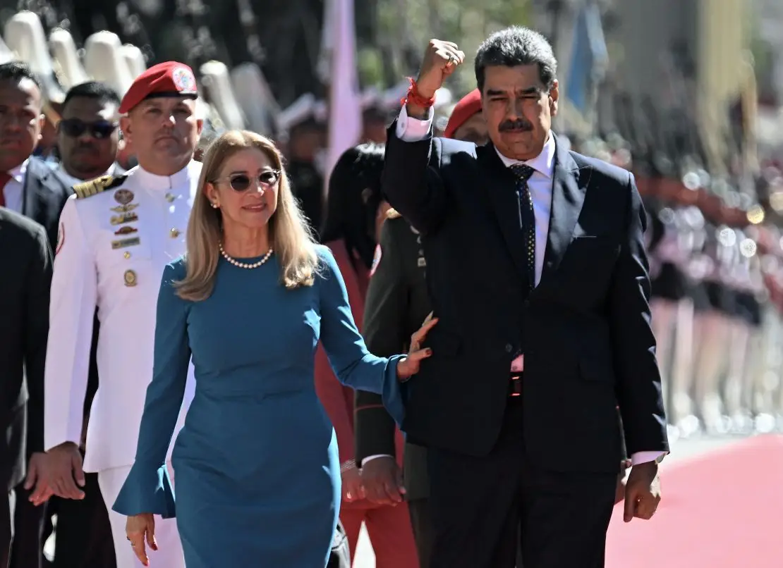 cilia flores junto a Nicolas Maduro