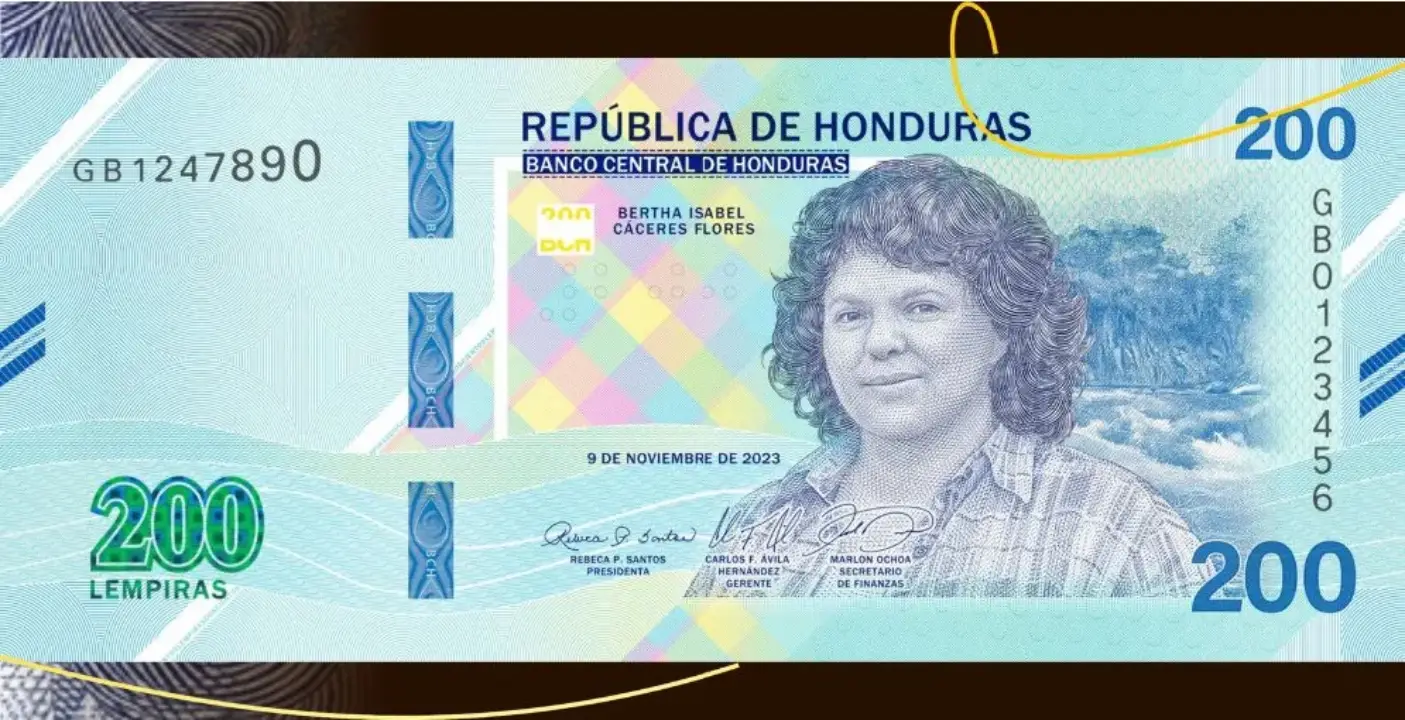 Billete de 200 lempiras