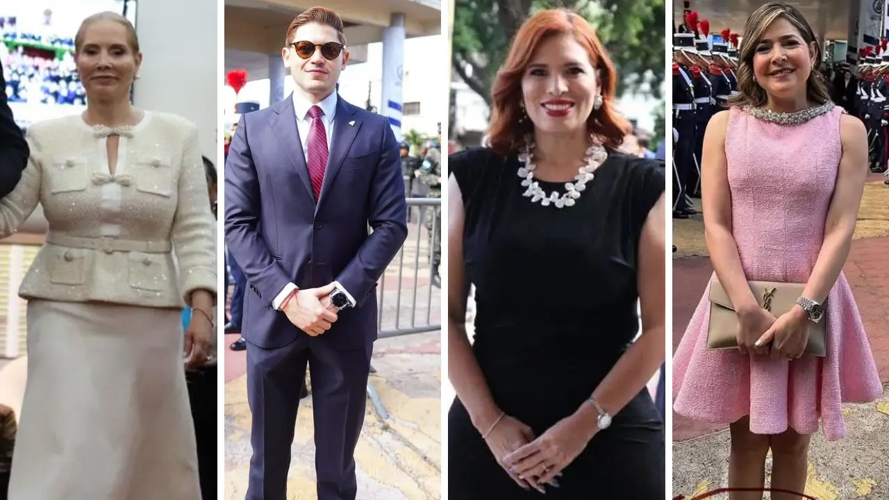 Así lucieron los invitados a la toma de posesión de Nasry Asfura