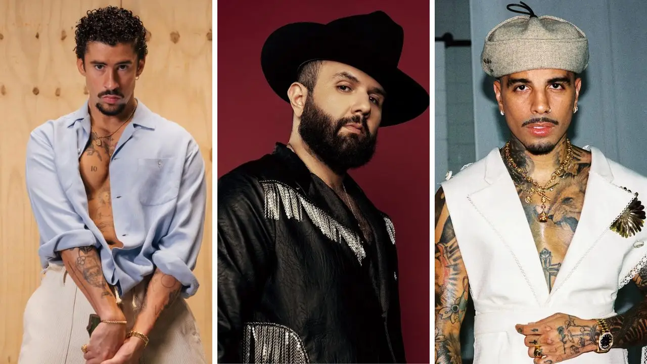 Imagen Principal de Nota: Bad Bunny, Carín León, Myke Towers y Rauw Alejandro, los más nominados a Premio Lo Nuestro