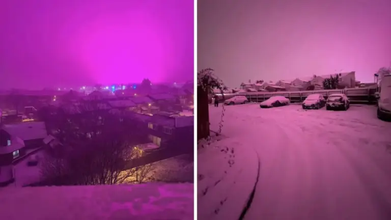 Imagen Principal de Nota: ¿Cielo rosa?: descubre qué causó este sorprendente fenómeno