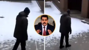 Imagen de ¿Es real? Difunden video de Nicolás Maduro “disfrutando” de la nieve en la cárcel