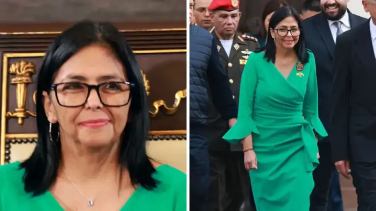 Imagen Principal de Nota: Este es el costo del vestido que utilizó Delcy Rodríguez en su juramentación