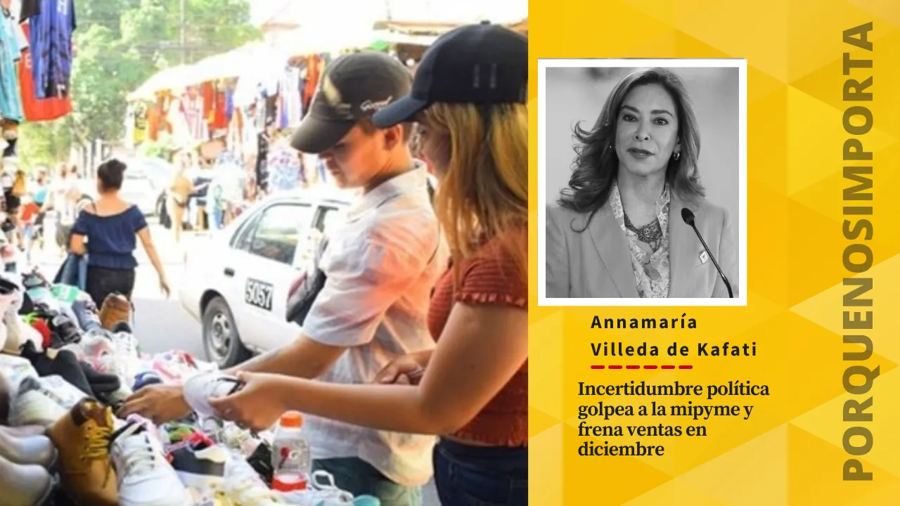 Incertidumbre política golpea a la mipyme y frena ventas en diciembre