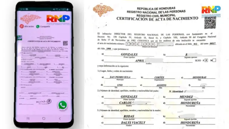 Imagen Principal de Nota: Pasos para sacar la partida de nacimiento en linea en Honduras