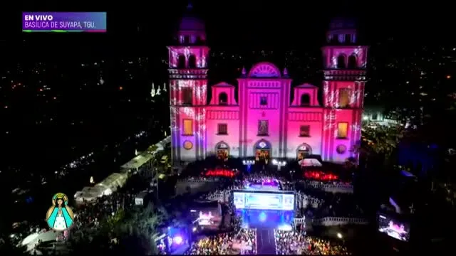 Toma aérea Básilica Nuestra Señora de Suyapa