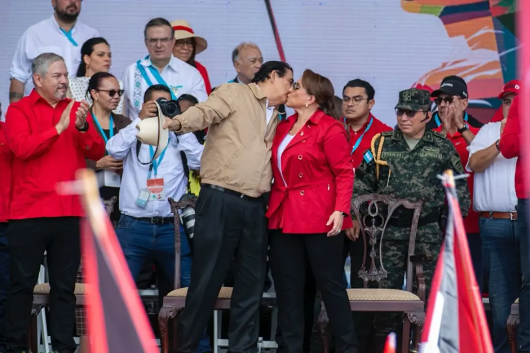 Xiomara Castro y Mel Zelaya