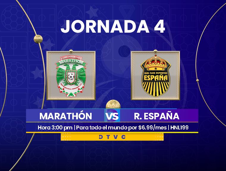 EN VIVO: Marathón Vs. Real España, juego disponible a nivel mundial