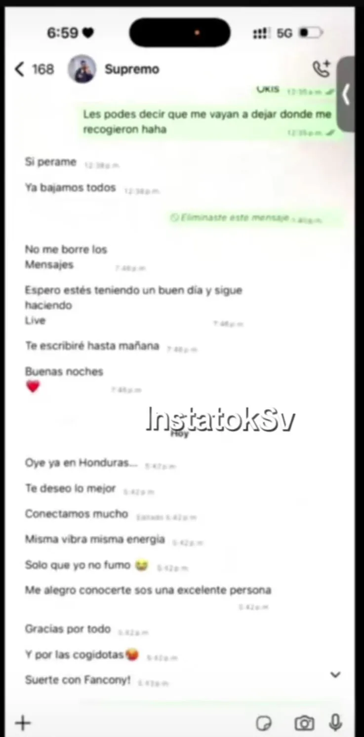 Captura chat de WhatsApp 