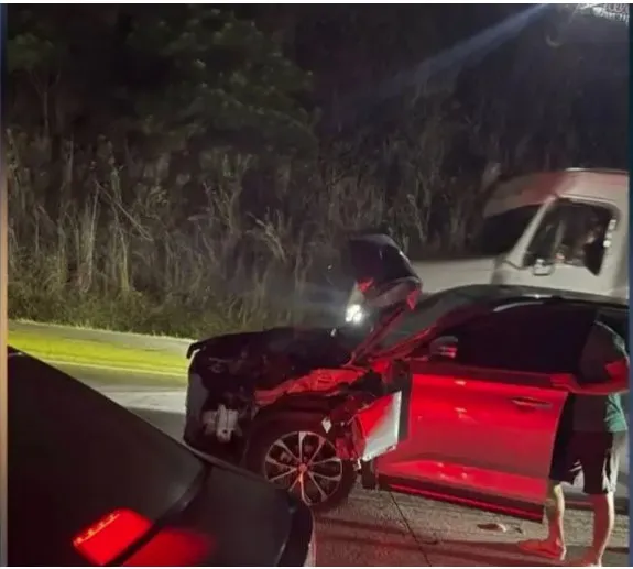 Camioneta accidentada Motagua