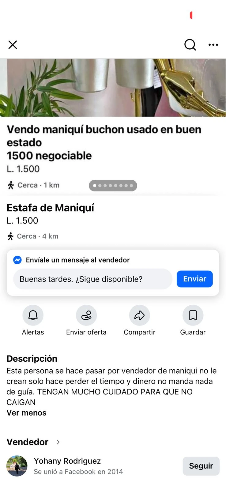 captura de víctimas 