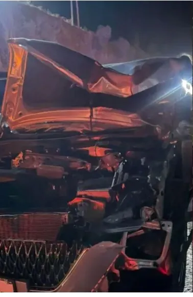 Camioneta accidentada 