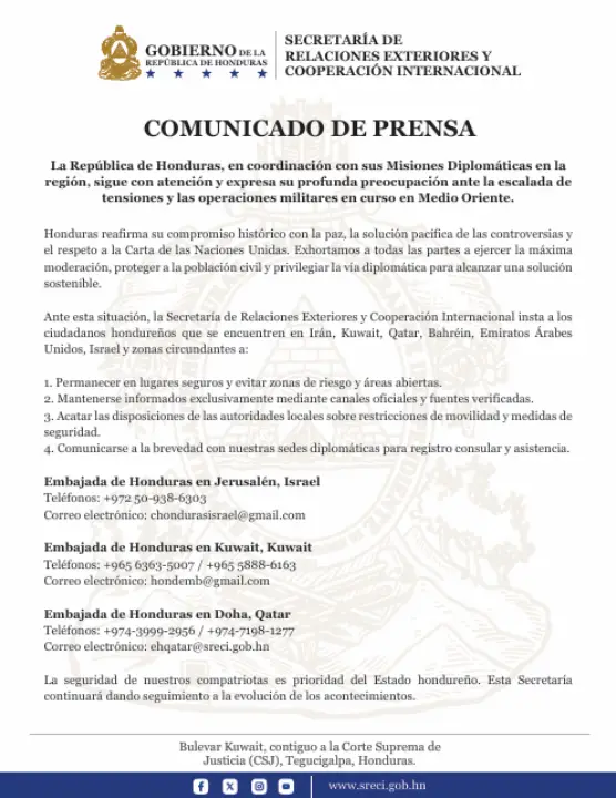 hondureños en Israel