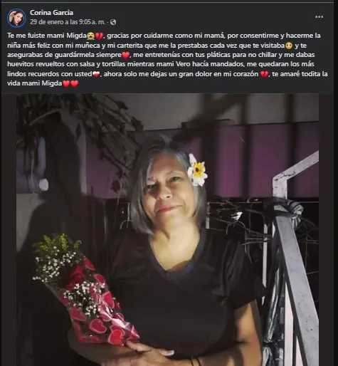 Publicación de Corina García 