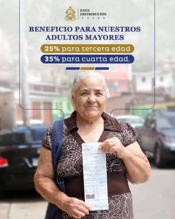 descuento tercera edad ENEE