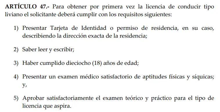 Licencia de conducir digital 