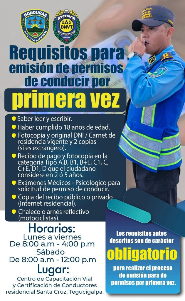 horario de atencion para tramitar tu licencia de conducir 