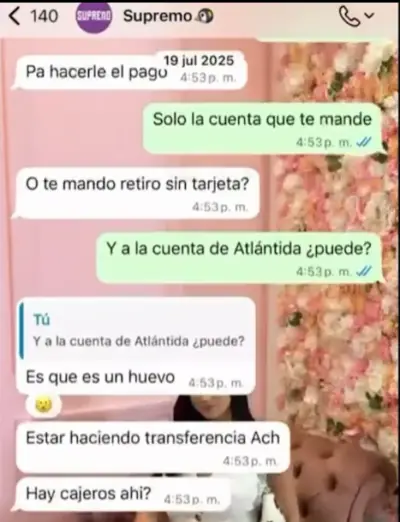 chat de supremo con una mujer 