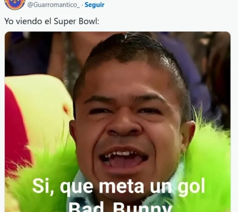 Meme presentación de Bad Bunny 