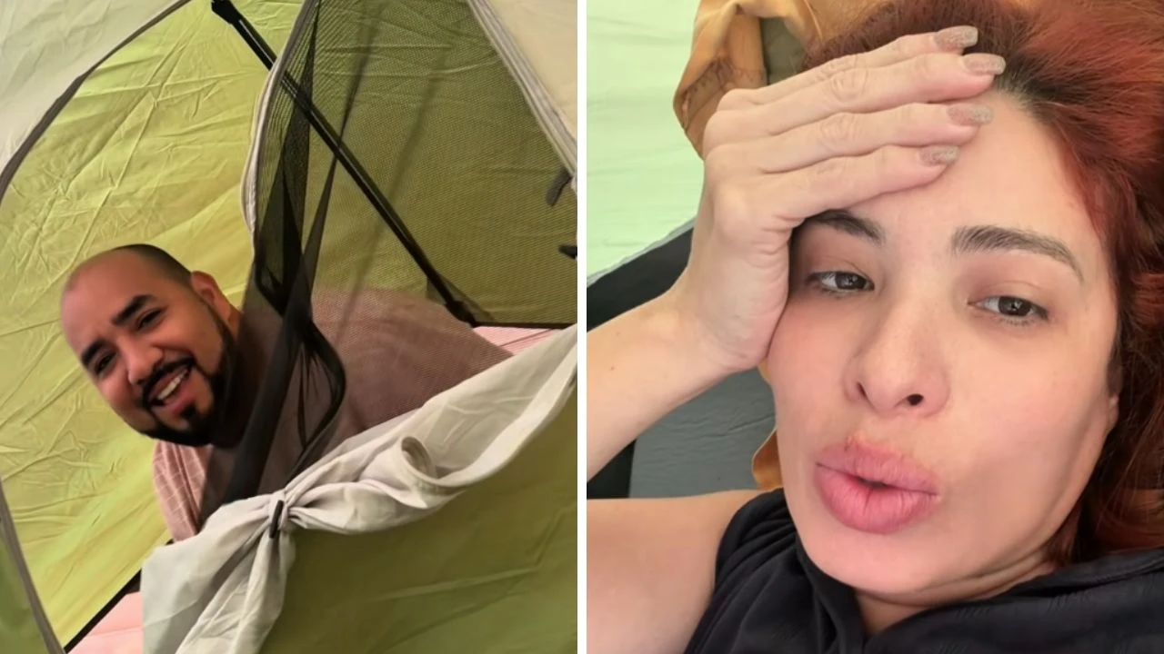 Imagen de Erika Urtecho revela el curioso lugar donde durmió con su esposo Daniel Esponda