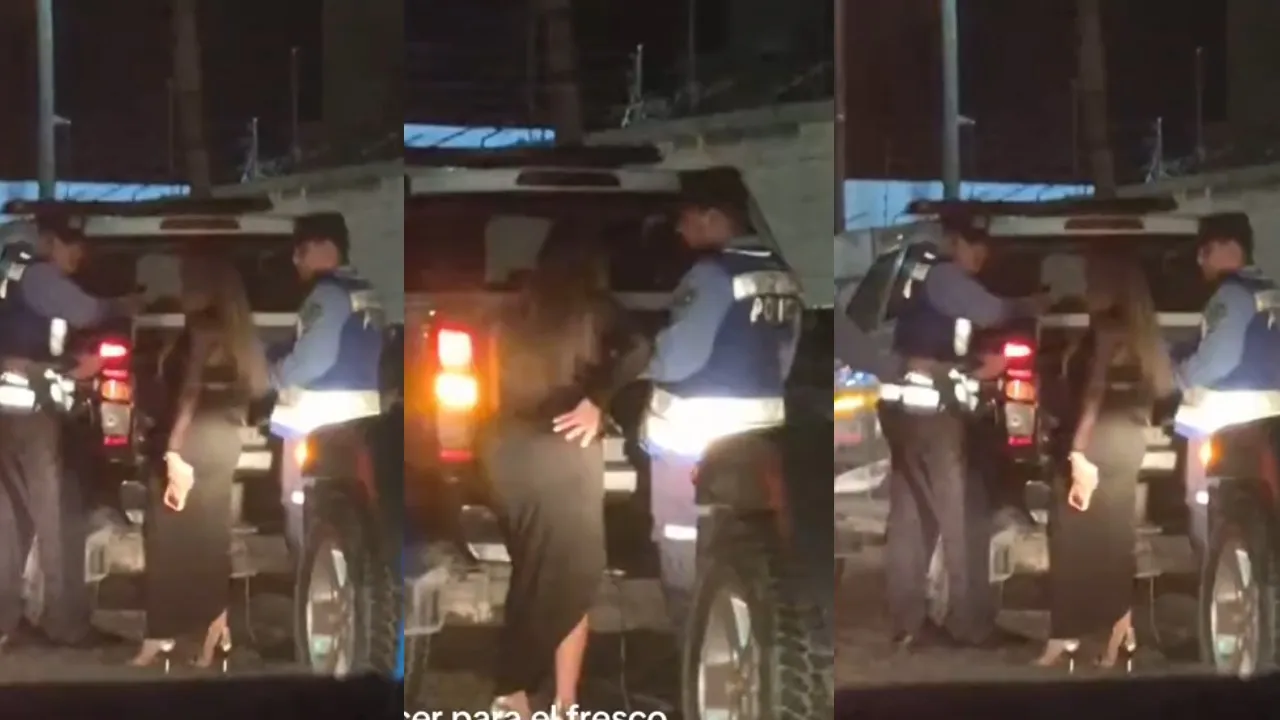 Imagen Principal de Nota: “La Patrona”: hondureña roba miradas e impone respeto en operativo policial