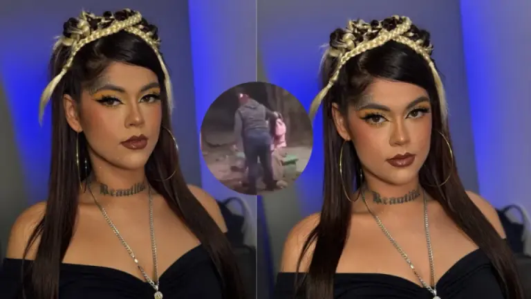 Imagen Principal de Nota: Influencer recibe golpiza frente a sus seguidores y su reacción sorprende