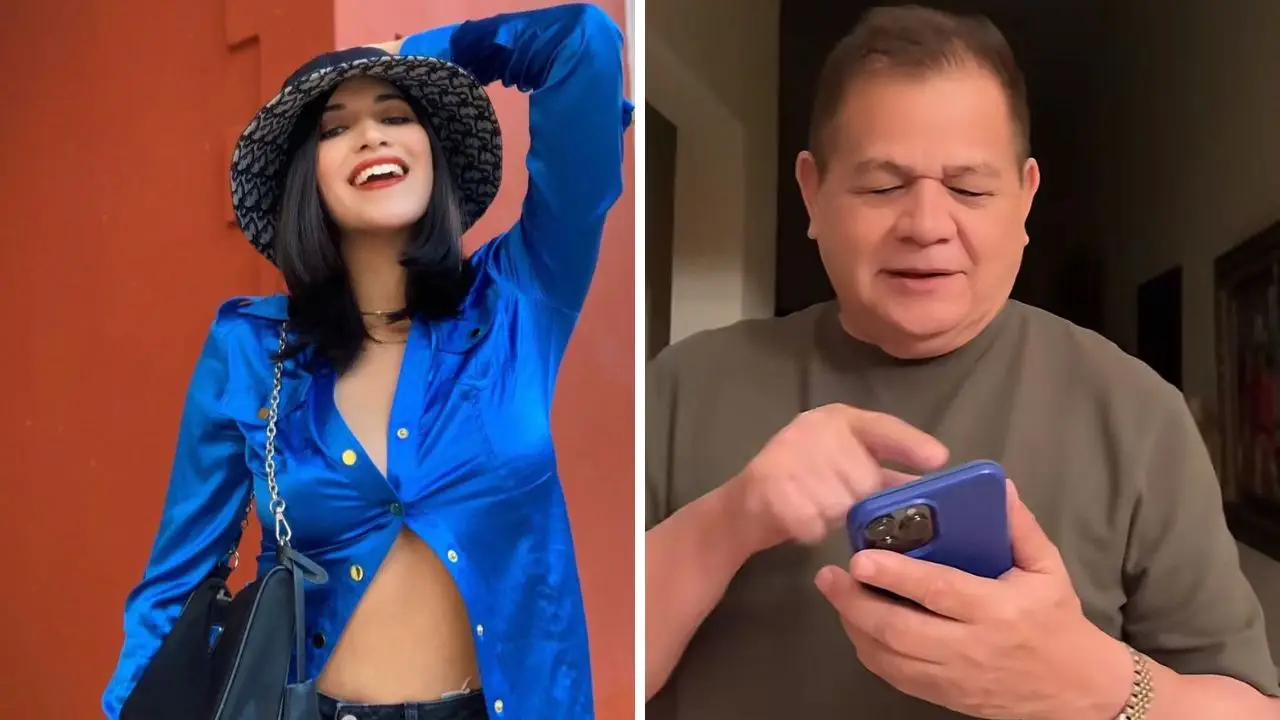 María Fernanda Vasquéz sorprende al aparecer en TikTok junto a su padre