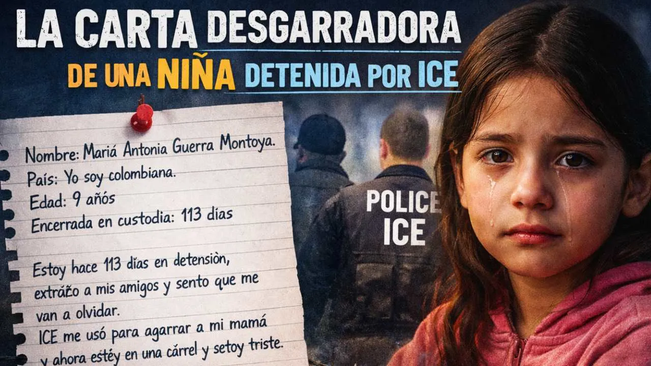 Imagen Principal de Nota: ICE me usó para agarrar a mi mamá”: Desgarradora carta de niña de 9 años desde cárcel