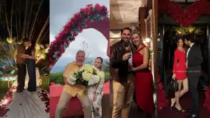 Imagen de Flores, cenas y viajes: Así pasaron San Valentín los políticos y los famosos