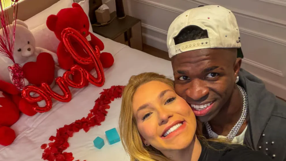 Virginia Fonseca y Vinicius Jr. 