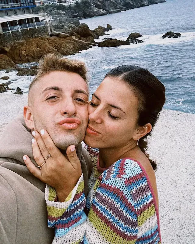 Xisco Quesada y su pareja Noelia Garcés