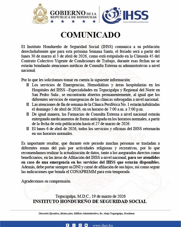 comunicado