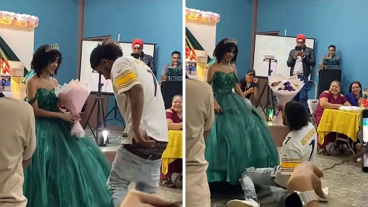 joven bailando playero