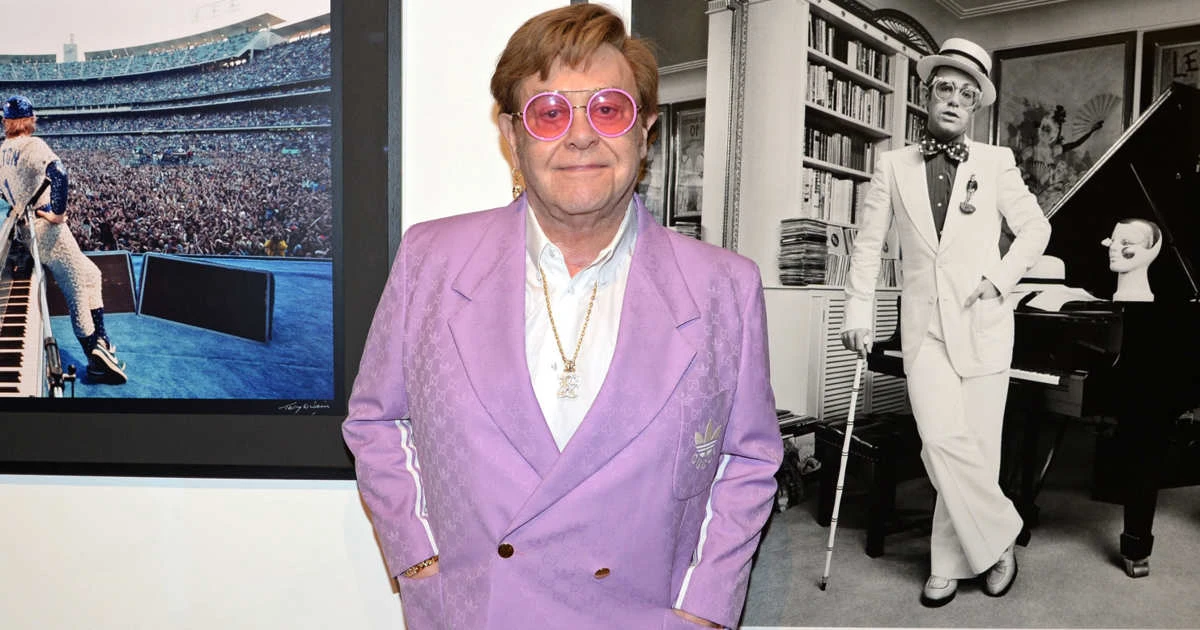 Elton John posando en una imagen de archivo. Foto: cortesía de Internet 