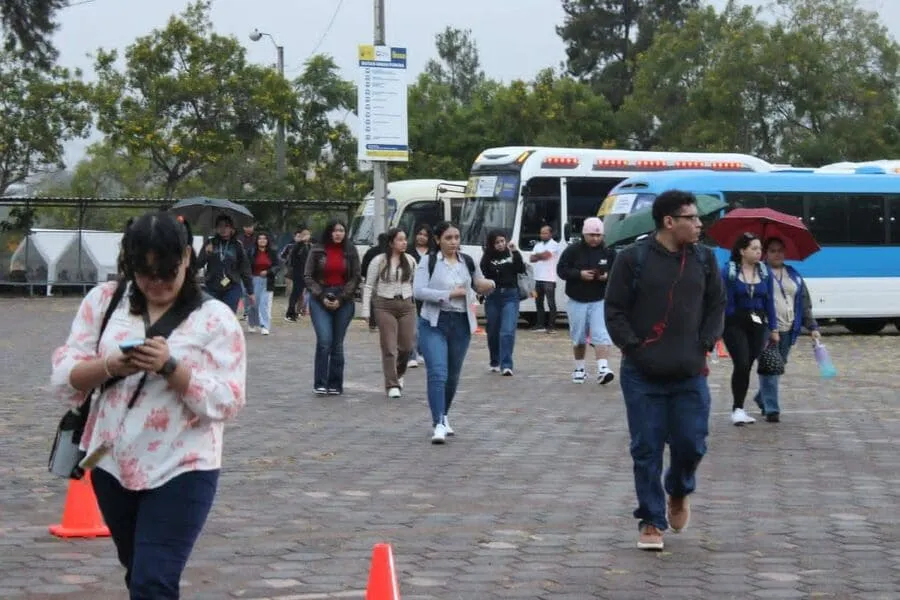 Estudiantes universitarios en la UNAH