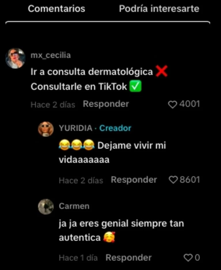 comentarios hacia Yuridia 