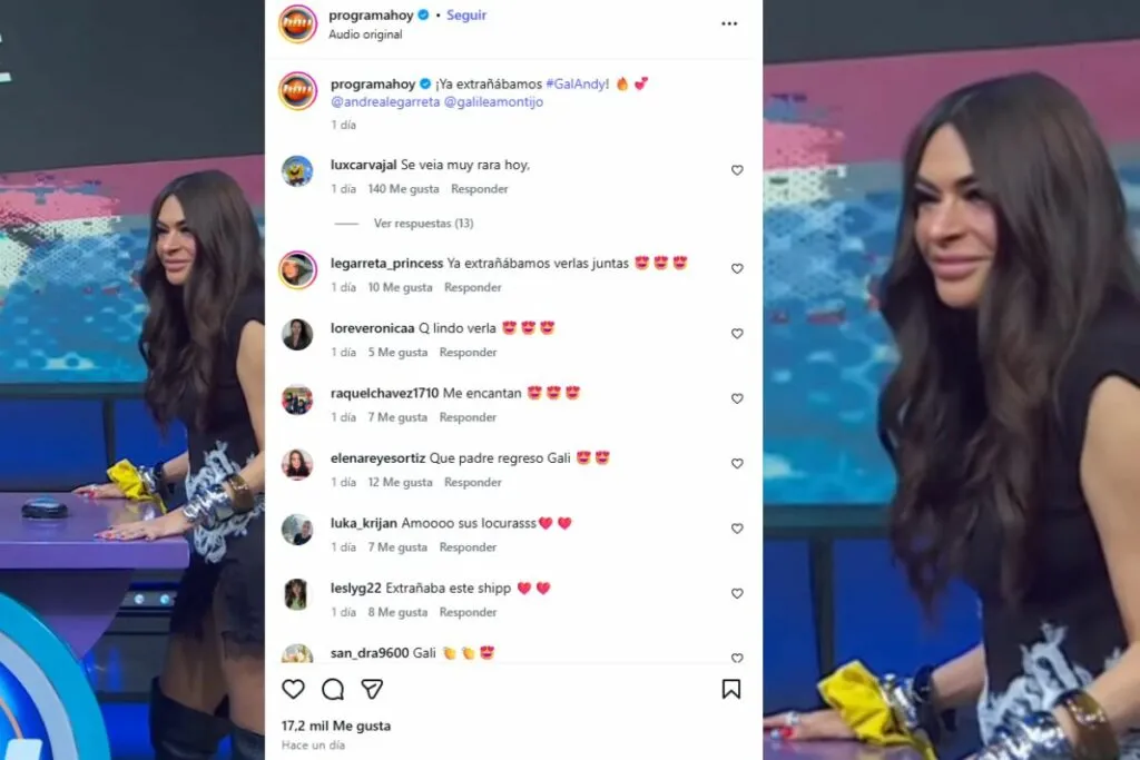 Galilea Montijo y su aparición en el progama Hoy 