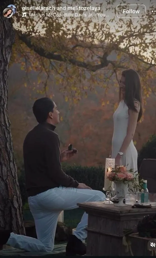 Pedida de mano de Melito y Giselle Larach 